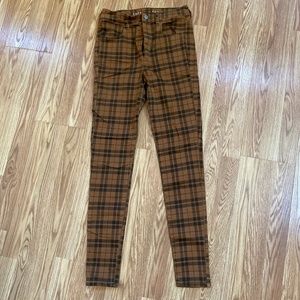 American Eagle flannel jeans